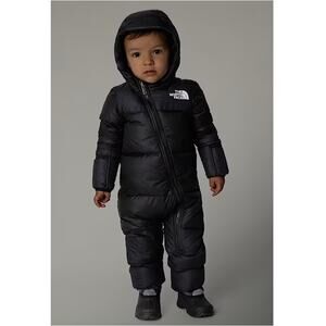 The North face Baby TNF Black 1996 Retro Nuptse One-Piece Size 3-6 M